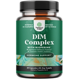 Czysty suplement DIM dla mężczyzn z bioperine - DIM Estrogen Blocker dla mężczyzn dla hormonu równowagi i zdrowia prostaty - Diindolylometan Testosteron Complex z Broccoli Florets - 60 kapsułki