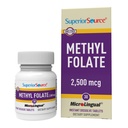 Superior Source Methyl Folate 2,500 µg - Folate Supplement for Women & Methylled Folate Supplement Superior Source Method Folate 2,500 µg - Folate Supplement for Women & Methylled Folate Supplement - Methylled Folate Supplement Supplements Healthy Nerwowy System & Czerwone komórki krwi - 30 Tabletki rozpuszczające w języku podjęzycznym