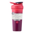 BlenderBottle Sport Sleek Izolowana stal nierdzewna Shaker Butelka z drutu Whisk, 25- Ounce, Sangria Ombre - Shakes Protein & Hydration dla sportowców & Fitness Entuzjastów, Easy Mixing, Slim Easy Hold, Keeps Drinks Cold, Lockable Lid
