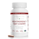 Montmorency Tart Cherry, Nie GMO, Kapsułki - CherryPure 50: 1 Koncentrat eq. 25,000 mg - Przeciwutleniacze i flawonoidy, Tart Cherry Extract for Gout & Muscles - 120 Kapsułki wegetariańskie - 4 Miesiące dostaw