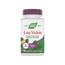 Nature 's Way Leg Veins, Wspiera zdrową Leg Vein Siła *, 6- Herb Mieszanka, Wyciąg Kasztanowy Koń i suplement Dandelion, Gluten Free, 60 Kapsułki wegańskie (Opakowanie może Vary)