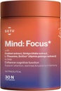 SETU Mind Focus kapsułki 124; Brahmi, Ginkgo biloba, Ashwagandha i L-Theanine 124; 30 Czapki (opakowanie po 1)