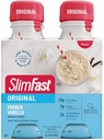 SlimFast Meal Replacement Shake, Original French Vanilla, 10g Gotowy do picia białka dla utraty wagi, 11 Fl. Oz Bottle, 4 Count (Packaging May Vary)