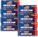 Natureplex maximum Relief Medicated Anti- Itch Cream 1.5oz (6 pack) - Szybka relief na wysypki, gryzy, oparzenia słoneczne, cięcia, Burns, Poison Ivy & More - Chłodzenie Menthol & Pramoxine - Made in USA
