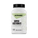 NutraBio Chelated Copper Bisglicinate Supplement (3mg), Immune Support - Copper Supplement- 90 kapsułki