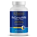 Rx Witaminy CurcuWIN - Kurkumina dla psów i kotów - Witaminy i suplementy, Ulga alergiczna - Zapewnia wsparcie immunologiczne i pomoc pokarmowa - Suplement Joint - 90ct