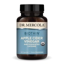 Dr. Mercola Biothin Organic Jabłko Cydr Ocet i fermentowane Cayenne, 30 Służenia (30 Kapsułki), Suplement diety, Wsparcie pokarmowe, Non-GMO, USDA Organic