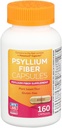 Rite Aid Psyllium Fiber Capsules, 160 Count, Psyllium Fiber Supplement, Xi124; Zaparcia Ulgi 124; 100% Natural Psyllium Husk Fiber Xi124; Pomaga Restore Regularność 124; Promotes Digestive Health
