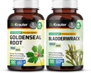 BIO KRAUTER Goldenseal 100 kapsułki i Bladderwrack 100 kapsułki