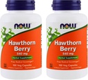 Teraz żywności Hawthorn Berry 540 mg, 100 kapsułki Veg (Opakowanie po 2)