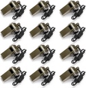 Kingrol 12 Pack Safety Whistles dla dorosłych, Głośne awaryjne Whistles z Lanyard do łodzi, Turystyka, Kemping, i wspinaczka