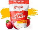 Satori Life - Zhydrolizowane płynne białko kolagenu 124; Promuje zdrową skórę, włosy, paznokcie, wspólne wsparcie i kości 124; 15 g białka w 15 Wygodne na Go Single Serve Pouches (Crisp Apple)