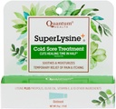 Quantum SuperLysine + Cold Sore Treatment Eintment 124; Relieves Pain, Burning, and Itching Greater 124; Cuts Healing Time in Half Hailing 124; 0.75 Ounce