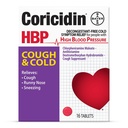 Coricidin HBP Bezwładniający Kaszel i Zimna Medycyna - Specjalnie Zaprojektowana ulga dla wysokiego ciśnienia krwi, Kaszel, Biegnący Nos, Kichanie i Zimne Objawy (16 Count)
