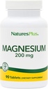 NaturesPlus Magnez - 200 mg, 90 Tablets - Wegetarianin, Gluten Free - 90 Servings