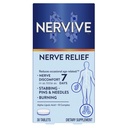 Nervive Nerve Relief, Occasional Nerve Discomfort II, Nerve Relief, Starts Working in 7 Days, Stabbing, Burning, Alpha Lipoic Acid, B Vitamins, Turmeric, Ginger, Nervive Supplement, 30 Tablets
