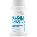 Brain Vigor Smart Brain Booster - Dodatkowe wsparcie siłowe dla Focus, Health i Memory - Ulepszona formuła Made with Lion 's Mane Mushroom & Ginkgo Biloba - Nasze najlepsze Vigor mózgu Smart Pills
