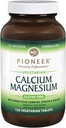 Pioneer Cal Mag & Witamina D Bilans 124; Suplement wapnia i magnezu dla dorosłych 124; Wysoka Absorpcja 124; Zweryfikowany Gluten wolny 124; 120 Tabletki wegetariańskie
