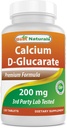 Najlepsi naturalni Wapnia D- glukaran 200 mg 120 tabletek