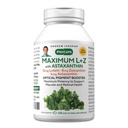 ANDREW LESSMAN Maximum L + Z z Astaksantyną 120 Softgels - 12 mg Luteina, 6 mg Zeaksantyna, 4 mg Astaksantyna. Kluczowe składniki odżywcze wspomagające zdrowie oczu i mózgu oraz promujące zdrowe widzenie.