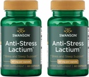 Swanson Women 's Anti-Stress Formula (Lactium) - Pomaga Counter Stress, Promotes Relaxation and Sleep Support - (60 kapsułki, 167mg) 1 opakowanie (2 opakowania)