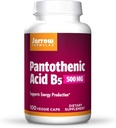 Jarrow Figuras Kwas pantotenowy B5 500 mg - 100 Kapelusze wegetariańskie - Witamina zasadnicza B - Produkcja energii i wsparcie metabolizmu - 100 Słupki, Opakowanie 3