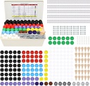 RELIANCER Molecular Model Kit, 419PCS Organic Molecular Chemia Zestaw w / Atomy i obligacje, Molecular Structures Building Kit for Chemistry Learning, STEM Science Zestawy dla nauczycieli, Studentów, Młodych Naukowców