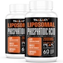 2000mg Kwas fosfatydowy liposomalny (PA) ↓ 124; Muscle Builder, High Absorption Muscle Building Supplements for Men & Women Between 124; Muscle Gainer, mTOR Protein Syntesis & Lean Body Mass, Siła, 120 Kapsułki