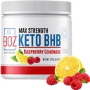 Dr. Boz - Keto BHB Proszek - Lemoniada malinowa, 20 Służenia - Ketones Drink - Zwiększenie energii i redukcja apetytu - Max Siła Suplement diety - Jakość Tested - Made in USA - 9.6oz (272g)