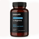 Endur L- Arginina Suplement, Pomaga wspierać zdrowy przepływ krwi i funkcji serca, Ćwiczenia wydajności i immunologicznego zdrowia, Gluten Free, 350mg (60 tabletek)