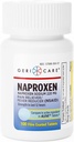 GeriCare Naproxen tabletki sodowe, 220mg (100%) - NSAID Extra- Siła Relief bólowy na ból głowy, zapalenie stawów, achy mięśniowe, skurcze menstruacyjne - Naproxen powleczony filmem, przeciwzapalne i zmniejszające gorączkę