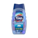 TUMS Antacid Smoothies Berry Fusion Extra Siła 750, Gładki Rozpuścić - 140 Tabletki do żucia