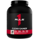 Zasada 1 Czysty Gainer - Wysokobiałkowy wzór Lean Gain z 560 Kalorii, 30g białka Full- Spectrum, ponad 90g węglowodanów, poniżej 6g tłuszczu (15 Sług, Cookies & Crème)