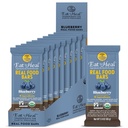 EatToHeal Blueberry Real Food Bar - Organic Protein Bars, Vegan Food, Zdrowe Gluten Free Protein Food - Low Sugar Protein Bars, Nie GMO, Nigdy Pieczone, Organiczne przekąski na bazie roślin - Wykonane, aby cieszyć