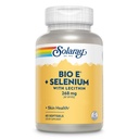 Bio Witamina E 400 IU (268 mg) z Selenium 100 μg i Lecytyną - Wsparcie dla tarczycy, przeciwutleniacz i suplement immunologiczny, Wysoka absorpcja, Laboratorium zweryfikowane, 60- dniowa gwarancja, 30 Służenie, 60 Softgels