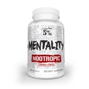 5% odżywka bogata Piana Mentality Mieszanka nootropowa 124; suplement booster mózgu dla wydajności, Pamięć, Jasność psychiczna 124; Ginseng, Ginkgo, L- Theanine, Cholina, Huperzine, 60 Kapsułki (30 Day Supply)