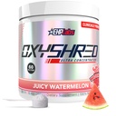EHP Labs OxyShred PreWorkout Proszek - Proszek do wstępnego treningu z L Glutamina i Acetyl L Karnityna, Energy Boost Drink - Soczysty arbuz, 60 Służenie