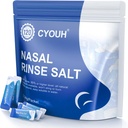 120PCS Sól solna Pakiety Sinus Nasal Rinse dla Neti Pot, Indywidualnie zapakowane 2.34G System nawadniania mycia nosa Oczyszczacz nosa Sól