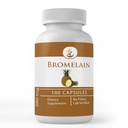 Pure Original Składniki Bromelain, (100 Kapsułki) Zawsze Czysty, Brak dodatków lub wypełniaczy, Laboratorium zweryfikowane