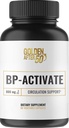 Golden After 50 BP- Activate - Suplement tlenku azotu z esencjonalnymi aminokwasami - Blood Circulation and Heart Health Supplement - 60 kapsułki - 800mg L Argininy, AAKG, L Citruline