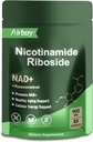 Aeroboy NAD Suplement z Nikotynamidem Riboside Resveratrol & Quercetin 900 mg, NMNH Alternatywa dla mężczyzn i kobiet Wsparcie anty-starzenia, Energia, Focus - 80 Kapsułki