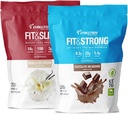 Evolution Advance Nutrition Grass Fed 100% Proszek z białka serwatki + Fit & Slim z Glucomannan, Włókno inulinowe - Wysokie włókno, Wysokie Białko, Czysty, Keto Zatwierdzone, Nie GMO, Stevia Sweetened - 2 Pack