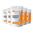BulkSupplements.com L- Carnitine Fumaran Proszek - Suplement karnityny, Karnityna w proszku, L- Carnitine 500 mg - Bez glutenu, 500 mg na jedną porcję, Bez glutenu, 5 kg (11 funtów) (Opakowanie 5)