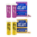 1ABOVE Jet Lag Relief Effervescent Multivitamin z Pycnogenol Travel Supplement for Hydration, Energy, Immune Support and Faster Recovery - Lotnictwo zasadnicze - Citrus 20 Count and Berry 20 Count
