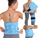 RevIX żel Ice Pack for Back Discomfort Relief, Miękki pluszowy Lining Ice Wrap dla Lower Back, Ramię, Kolano, Cold Compress Therapy, 16 × 9 "