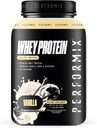 PERFORMIX - Mieszanka izolacyjna białka serwatki - 24g białka - 5,4 g BCAA - 110 kalorii - Odzysk mięśni i post - 100% proszku białka serwatki - 1,98 lbs - 30 Sług - Wanilia