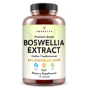AMANDEAN Boswellia Serrata Extract. 500 mg 120 Kapsułek wegetariańskich. 65% Acidów Boswellic z AKBA. Indyjski suplement zapalny Frankincense. Wspólne wsparcie zdrowotne. (Rodzaj opakowania w maju)