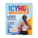 Icy Hot Max Siła Lidokaina Pain Relief Patch (5 Count) Penetrates for Fast, ukierunkowane ulgi