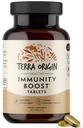 TERRA ORIGIN Immunity Supplement Supplement Supplement Agreement 124; Witamina C, D3, Cynk, Selen, Turmeric, Echinacea, Ginger & Andrographis z BioPerine Bis124; Dzienny Immune Booster & Mieszanka przeciwutleniająca 124; 30 Tabletki