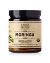 Anima Mundi Aptekarz Moringa Leaf Powder - Pure Organic Rainforest Superfood - Suplement wsparcia energetycznego, Natural & Non-GMO Green Powder (6oz / 170g)